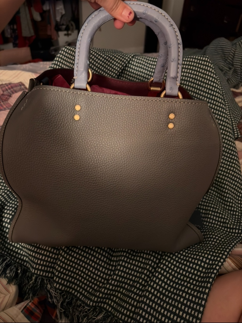 Coach 1941 MTO Rogue 36 – Genuine Ostrich – Rare Style 68946